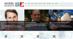 Desktop Screenshot of accesseurope.org